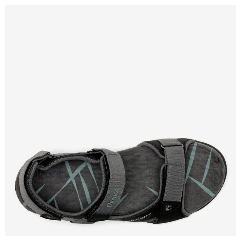 SANDALIA DOS VELCROS NEGRO