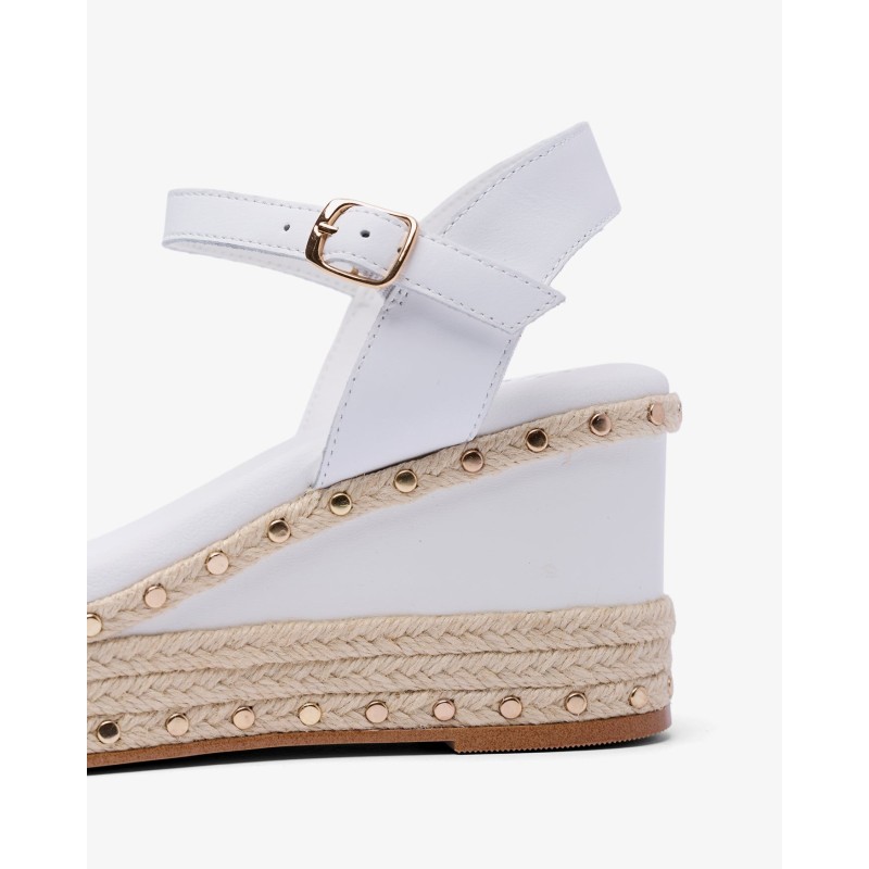 SANDALIA PLATAFORMA NAPA BLANCO