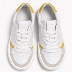 SNEAKER BAREFOOT BLANCO-AMARILLO