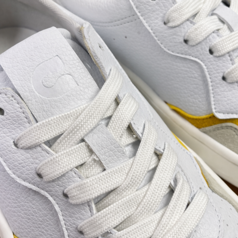 SNEAKER BAREFOOT BLANCO-AMARILLO