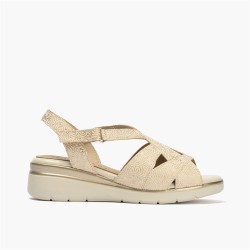 SANDALIA ASIMETRICA ORO