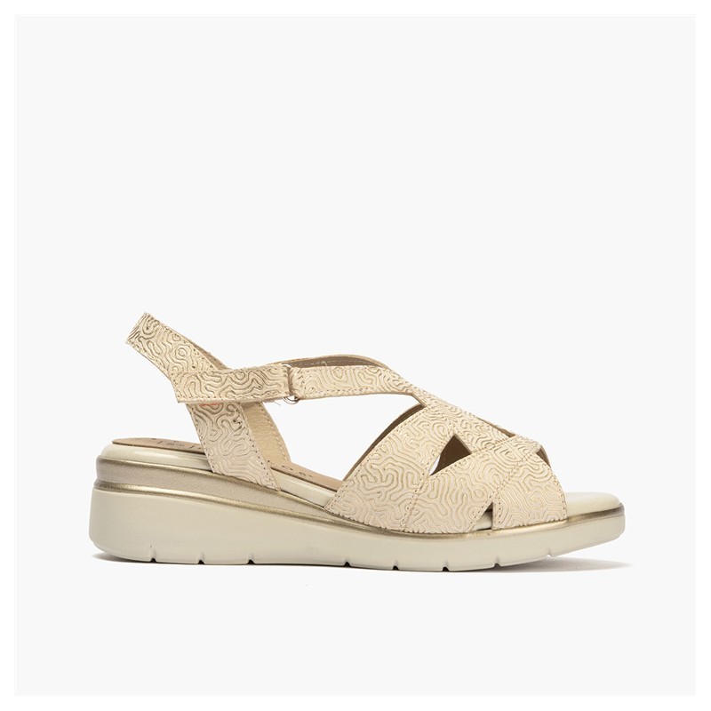 SANDALIA ASIMETRICA ORO