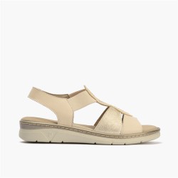 SANDALIA CREMA