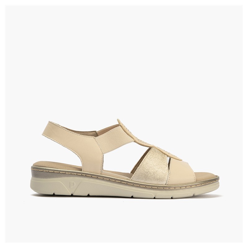 SANDALIA CREMA