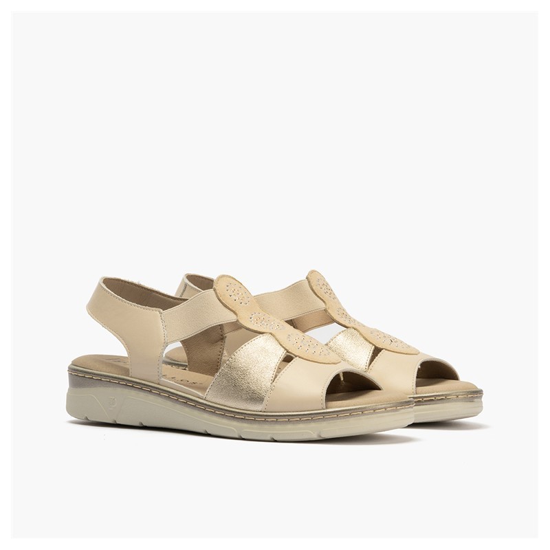 SANDALIA CREMA