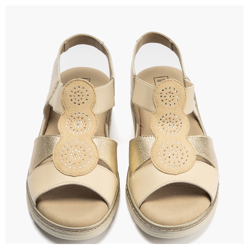 SANDALIA CREMA