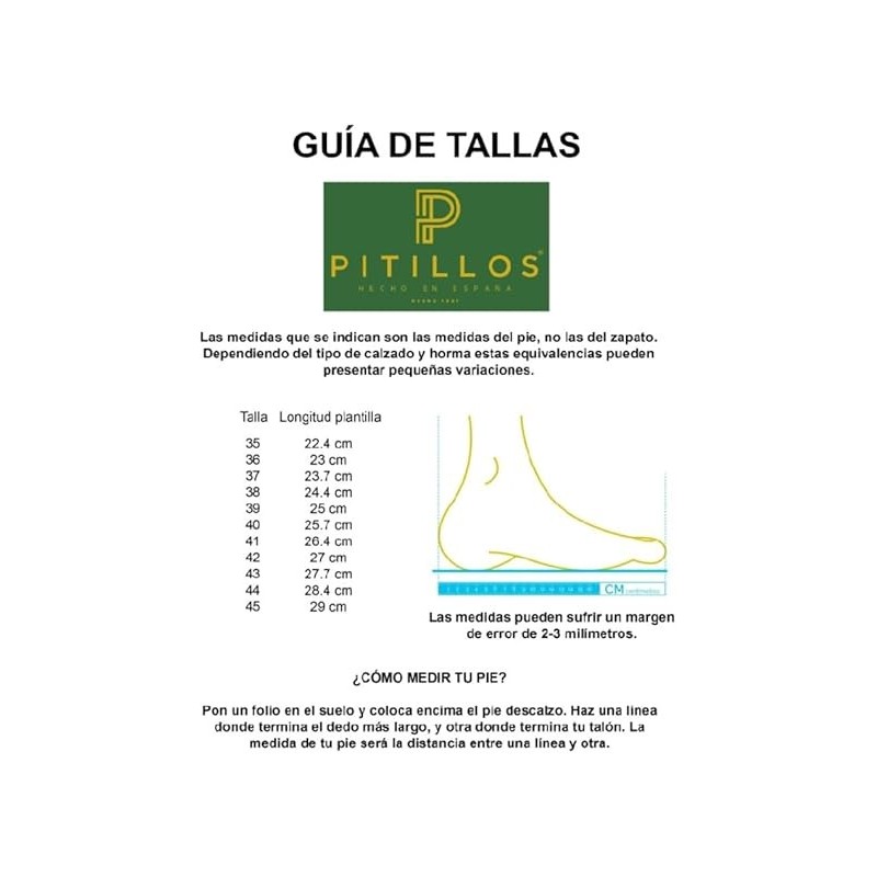 PITILLOS - Mujer