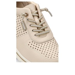 CASUAL PICADO CORDON ELASTICO BEIGE