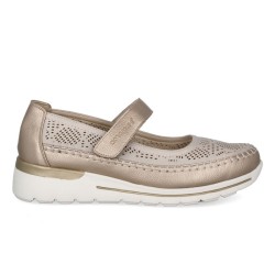 MERCEDITAS PICADO VELCRO PLATINO