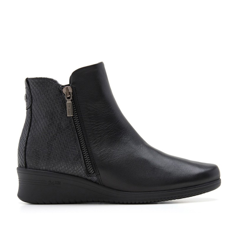 BOTIN CREMALLERA VISTA NEGRO