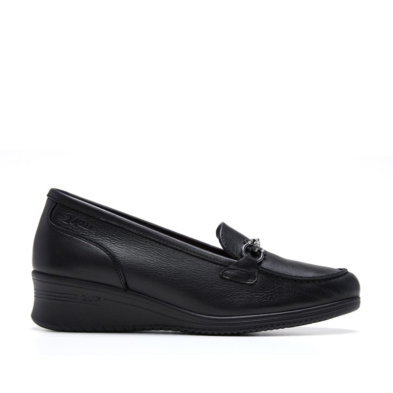 MOCASIN ESTRIBO NEGRO