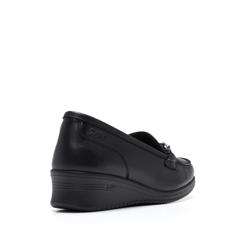 MOCASIN ESTRIBO NEGRO