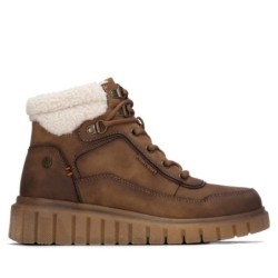 BOTIN CORDONES CAMEL