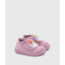 ZAPATILLA CASA UNICORNIO BAREFOOT ROSA