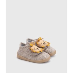 ZAPATILLA CASA LEON BAREFOOT TAUPE