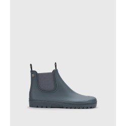 BOTIN LLUVIA BAREFOOT GRIS PETROLEO