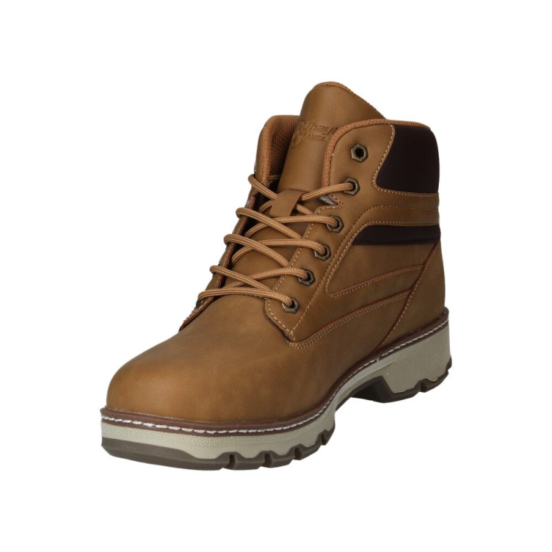 BOTIN CORDONES CAMEL
