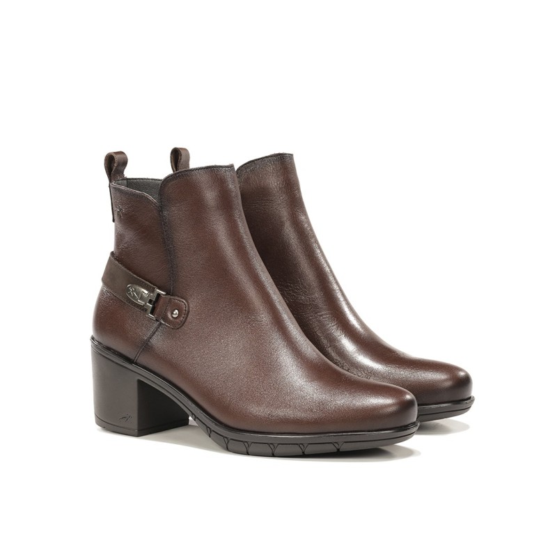 BOTIN APLIQUE TOBILLO CASTAÑO