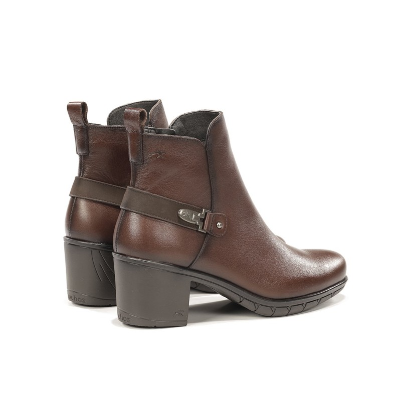 BOTIN APLIQUE TOBILLO CASTAÑO