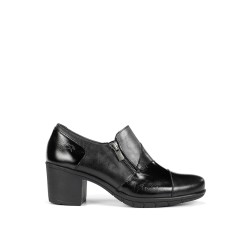ZAPATO CREMALLERA LATERAL NEGRO+COM.4