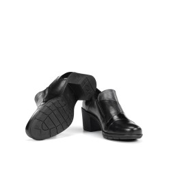 ZAPATO CREMALLERA LATERAL NEGRO+COM.4