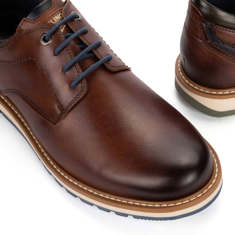 BLUCHER CORDONES CUERO