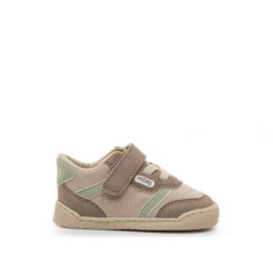 DEPORTIVO ELASTICO Y  VELCRO NUDE/AGUAMA