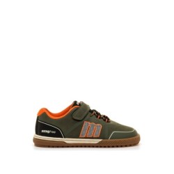 DEPORTIVO ELASTICO Y VELCRO KAKI/NEGRO