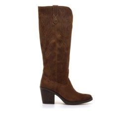 BOTA COWBOY BORDADA CUERO