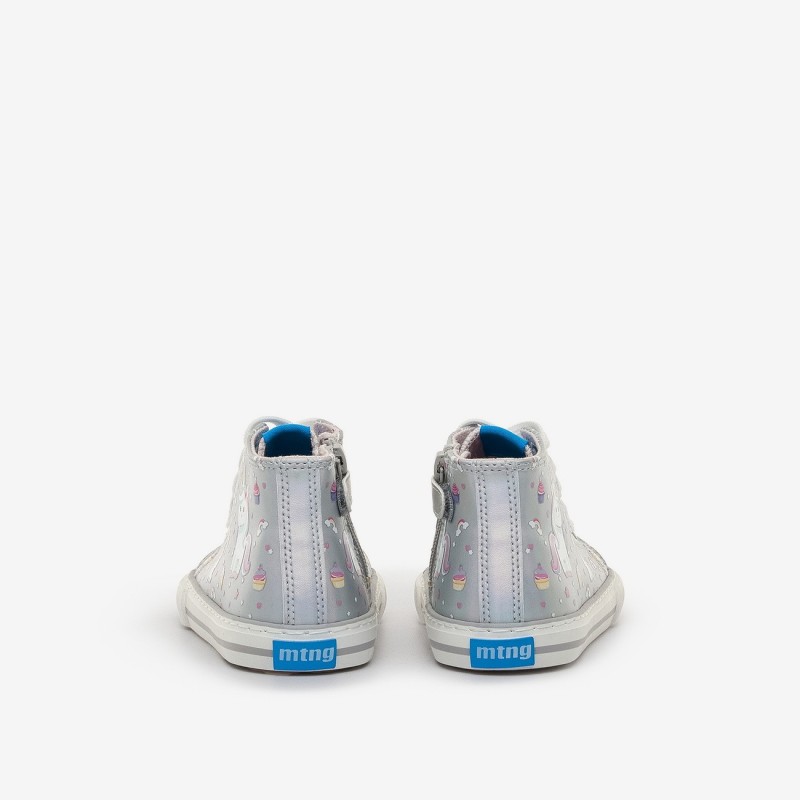 BOTA SNEAKERS PLATA