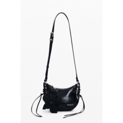 BANDOLERA ADORNO FLOR NEGRO