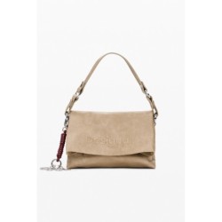 BOLSO SOLAPA CRUDO BEIGE