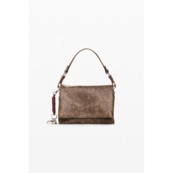 BOLSO SOLAPA MARRON OSCURO