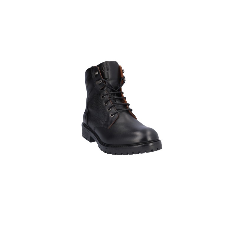 BOTIN CORDONES PIEL NEGRO