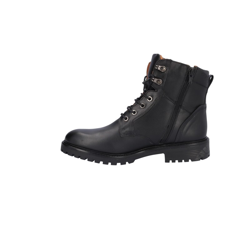 BOTIN CORDONES PIEL NEGRO
