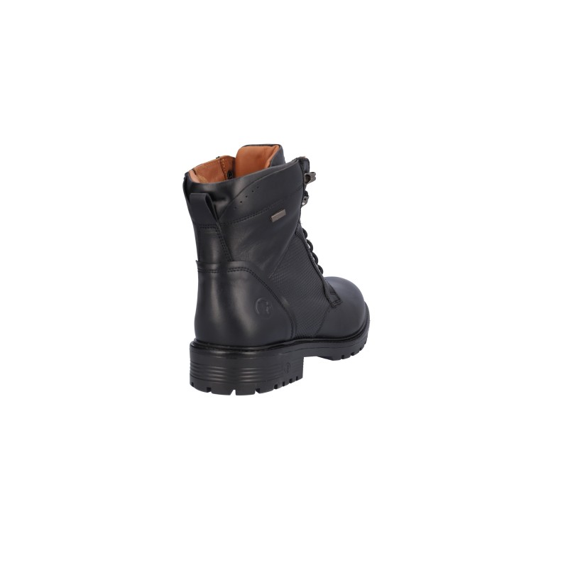 BOTIN CORDONES PIEL NEGRO