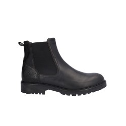 BOTIN ELASTICO LATERAL PIEL NEGRO