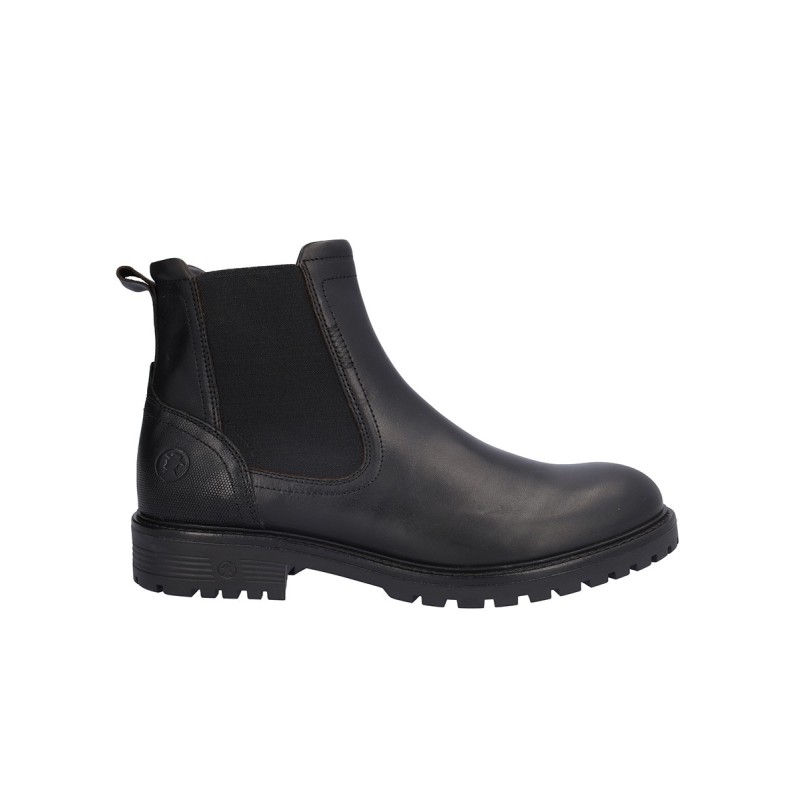 BOTIN ELASTICO LATERAL PIEL NEGRO