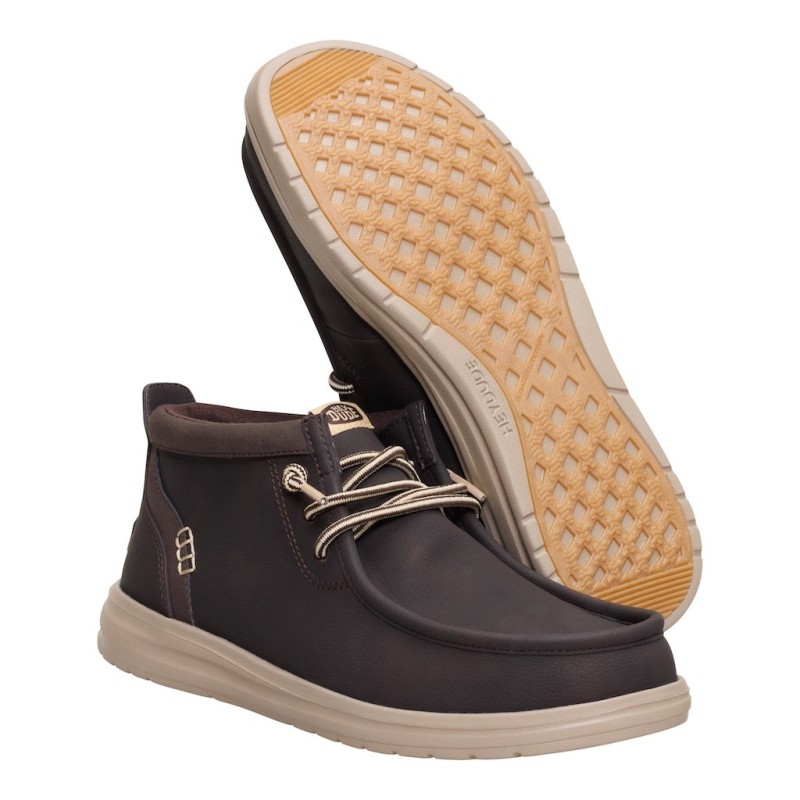 BOTIN CORDON ELASTICO MOLE BROWN
