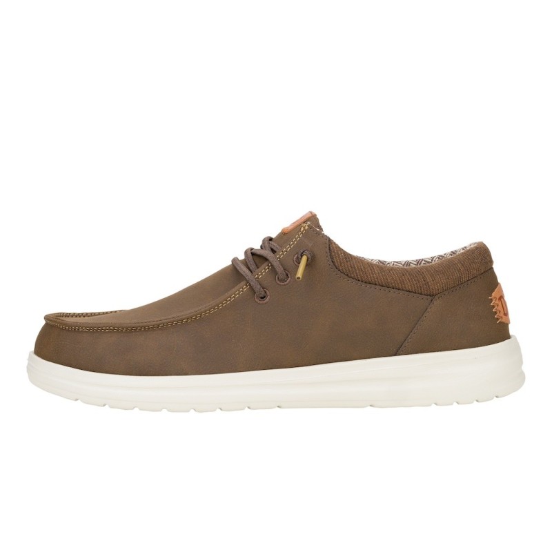 ZAPATO CORDON ELASTICO BROWN