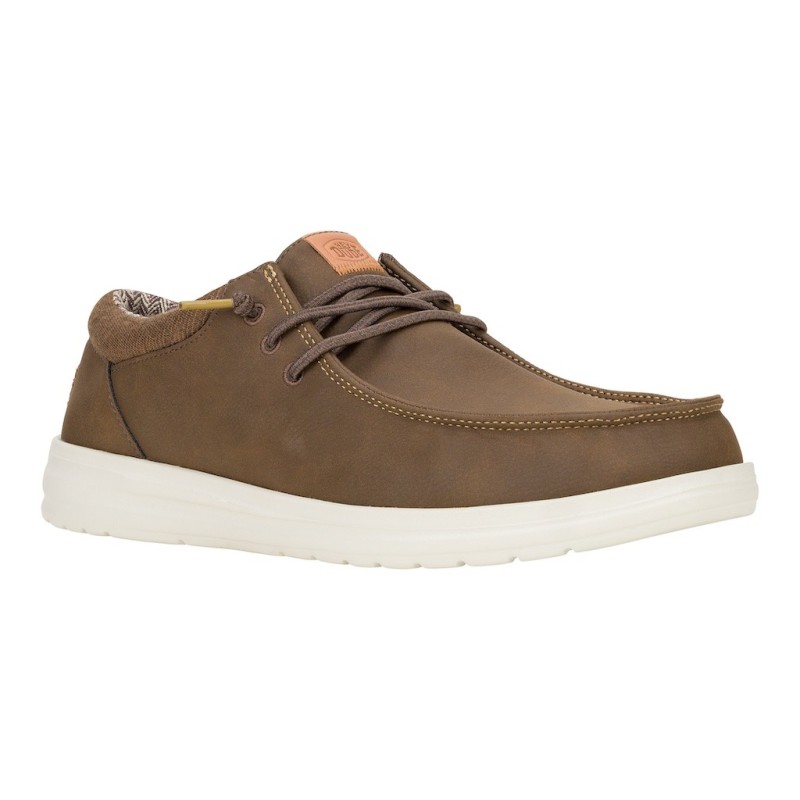 ZAPATO CORDON ELASTICO BROWN