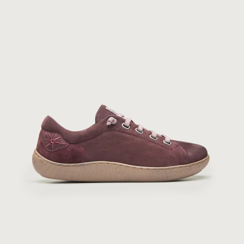 ZAPATO CORDON ELASTICO BURDEOS