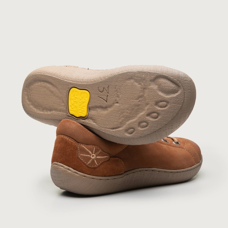 ZAPATO CORDON ELASTICO CUERO