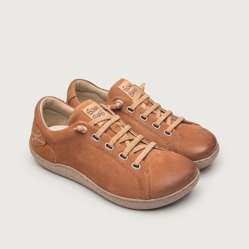 ZAPATO CORDON ELASTICO CUERO