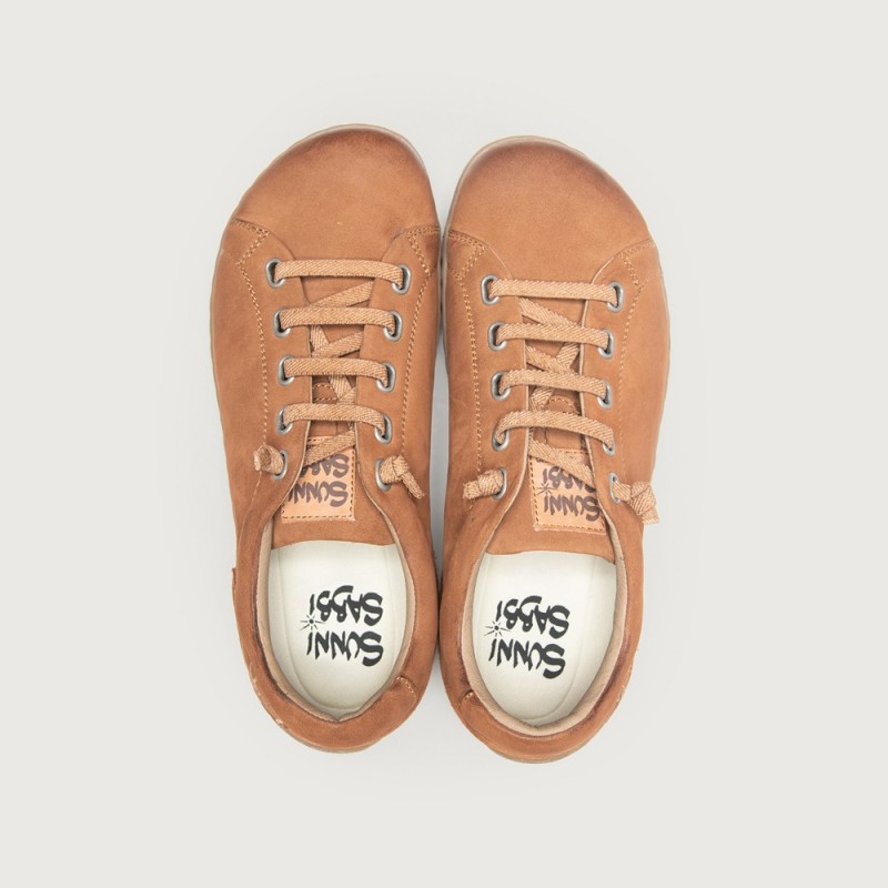ZAPATO CORDON ELASTICO CUERO