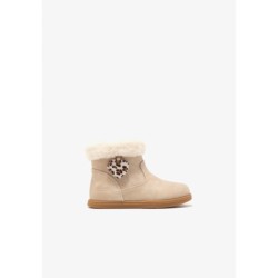 BOTITA BAREFOOT CUELLO PELO BEIGE