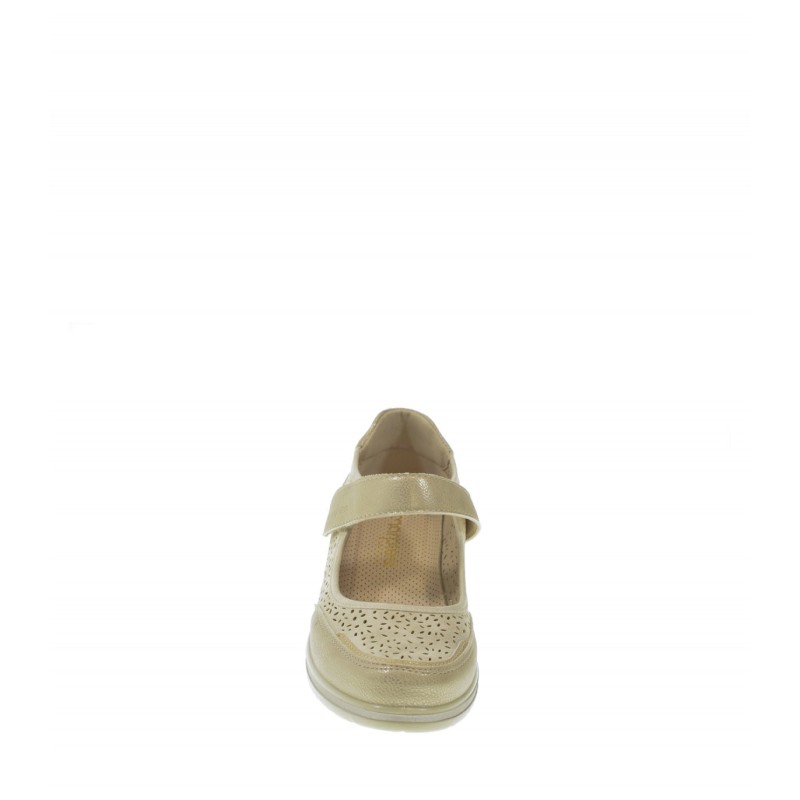 MERCEDITAS CONFORT VELCRO PLATINO