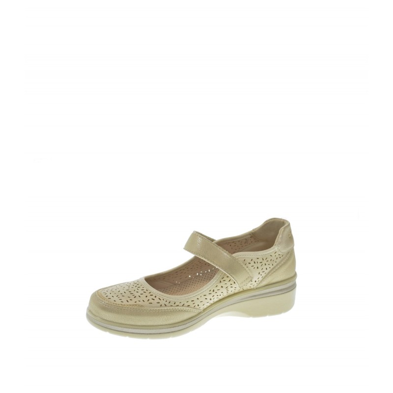 MERCEDITAS CONFORT VELCRO PLATINO