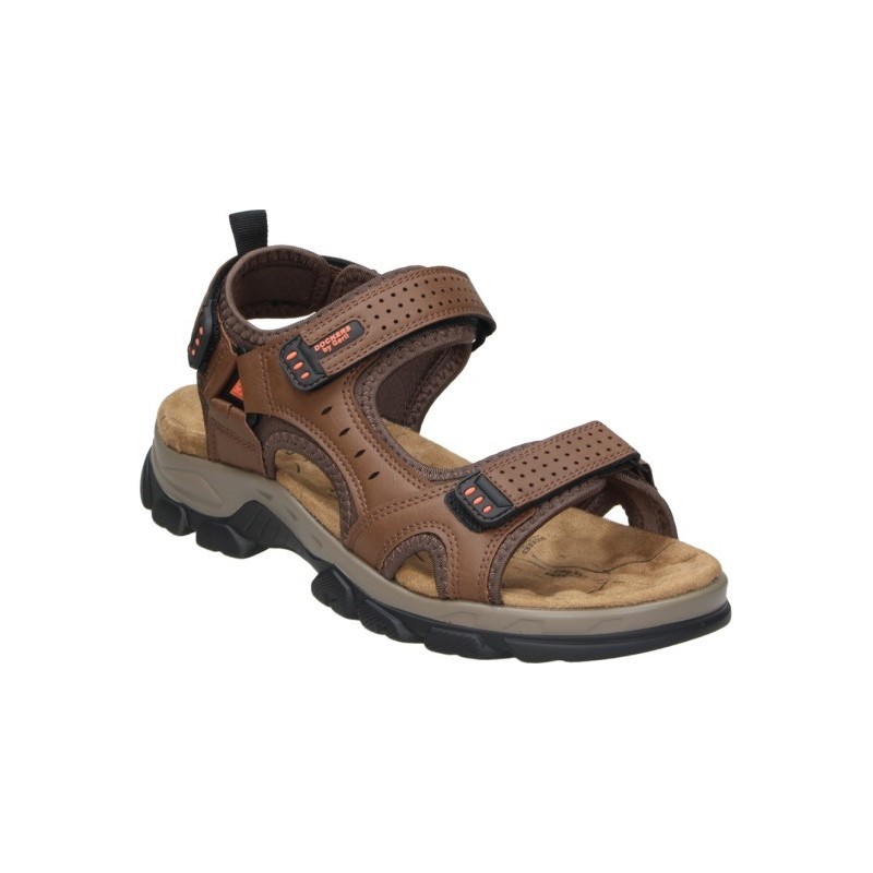 SANDALIA DOS VELCROS BRAUN