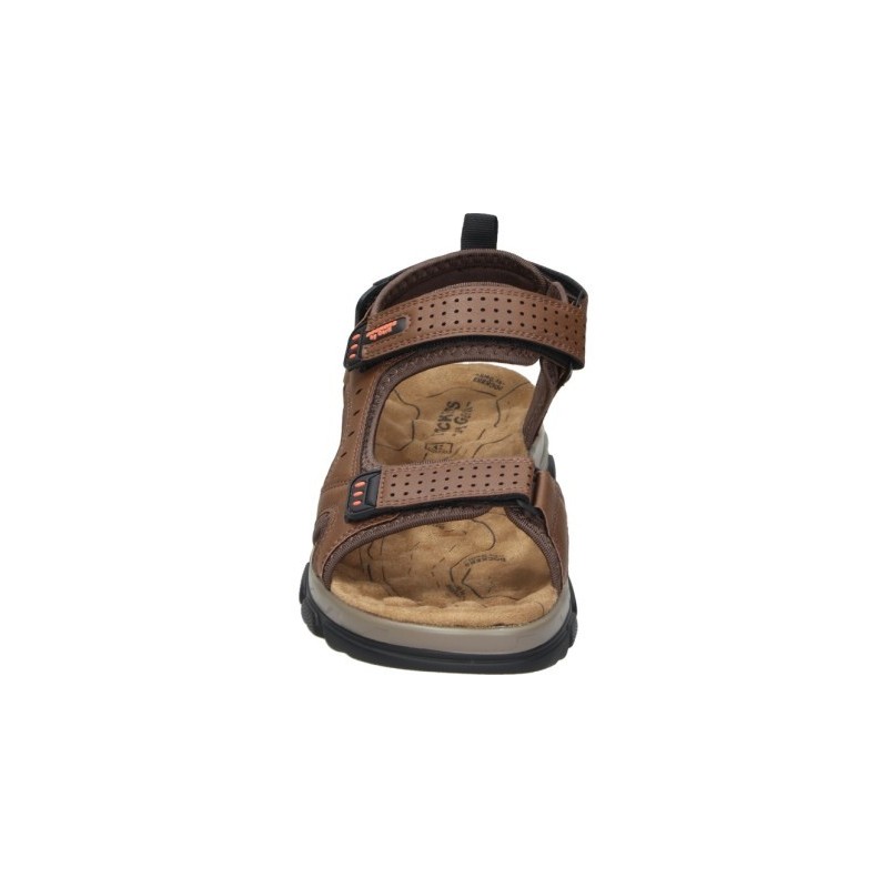 SANDALIA DOS VELCROS BRAUN